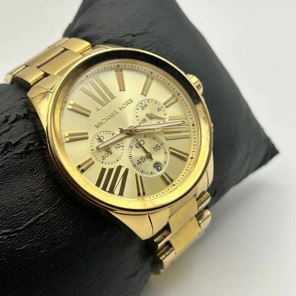 Michael Kors MK5711 Chronograph Gold-tone Stainless Steel Bracelet Watch